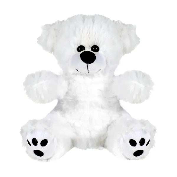 Plush Bear w/ Embroidered Paws and Hoodie