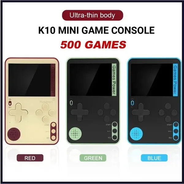 Game Console with 500 Built-in Classic Arcade Games