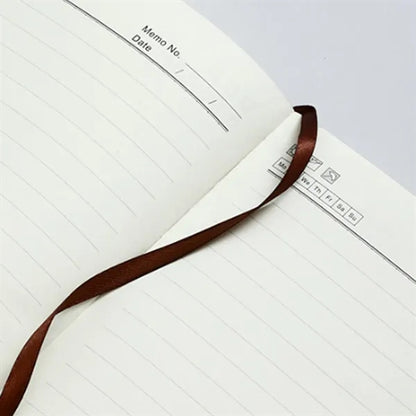 A5 Notebook with Fixed Elastic Strap Pen Slot