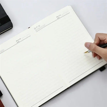 A5 Notebook with Fixed Elastic Strap Pen Slot