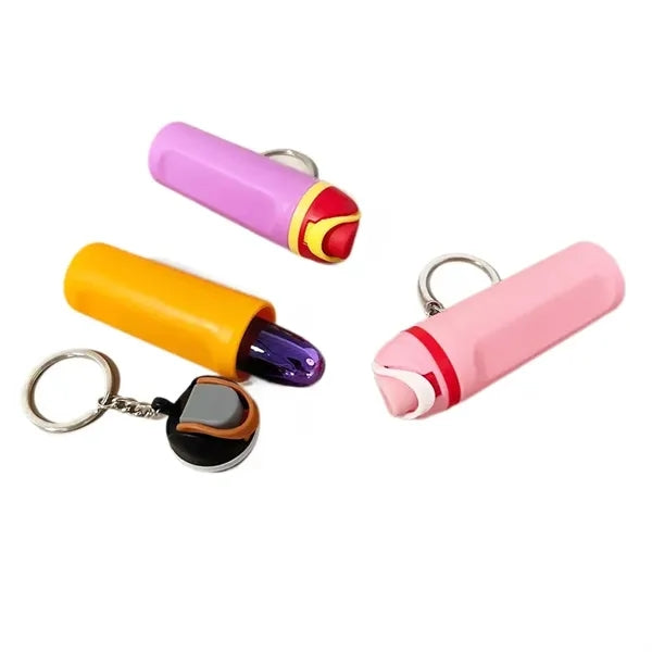 Mini Fruit Bottle Keychain for Bag Accessories