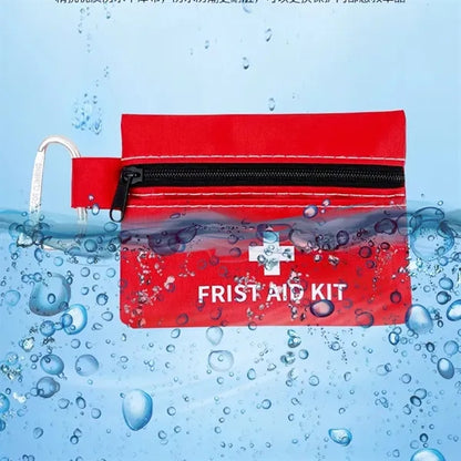 Portable Oxford First Aid Pouch with Carabiner