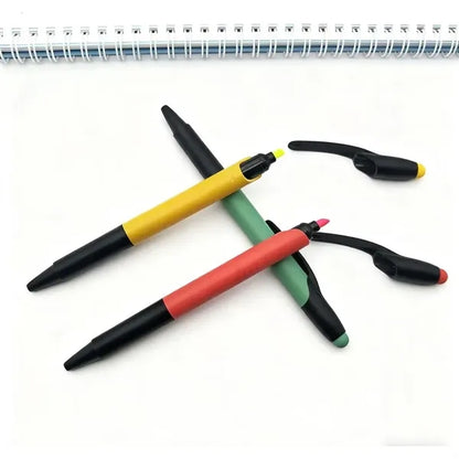 3-in-1 Highlighter Ballpoint Stylus Pen