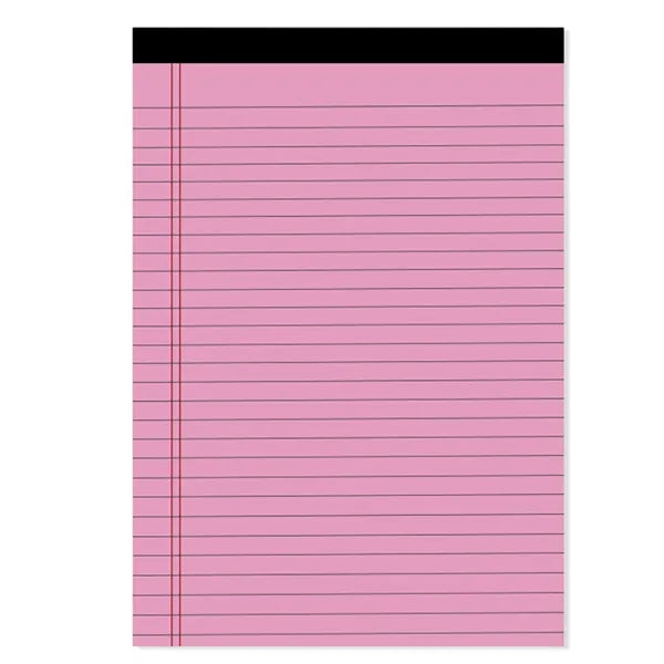 Customizable Multi-Color Tear-Away A4 Lined Note Pad