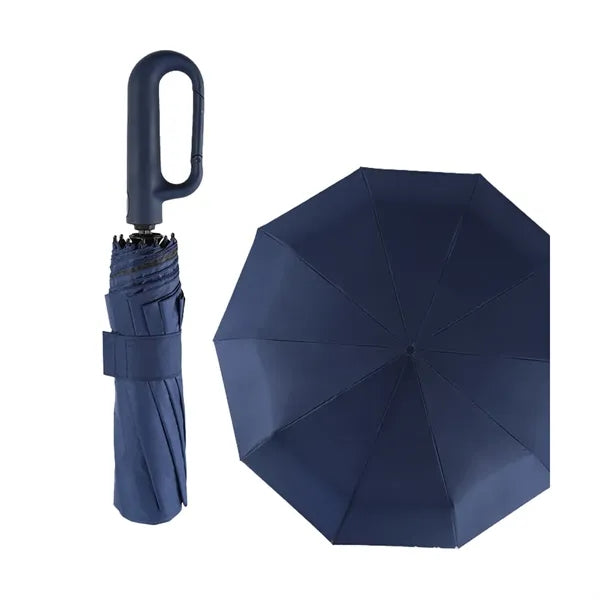 Custom Golf 10-Rib Folding Automatic Umbrella
