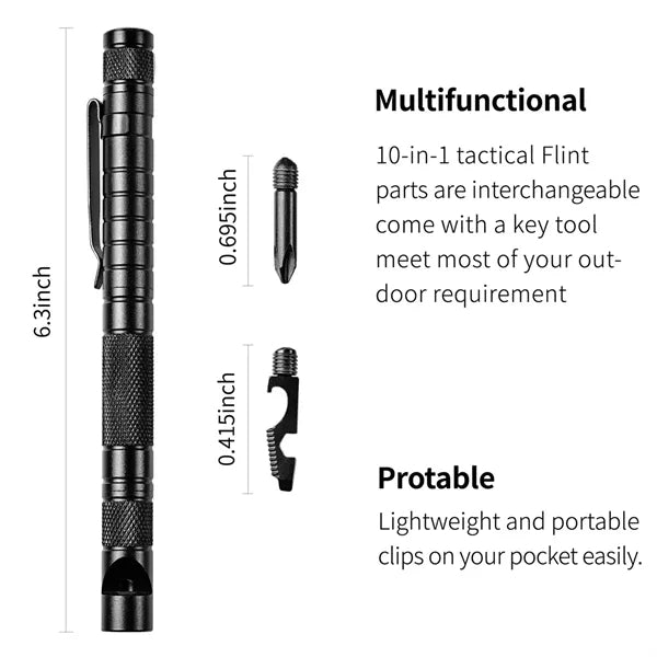 Multi - Functional Outdoor Tactical Pen with Tools