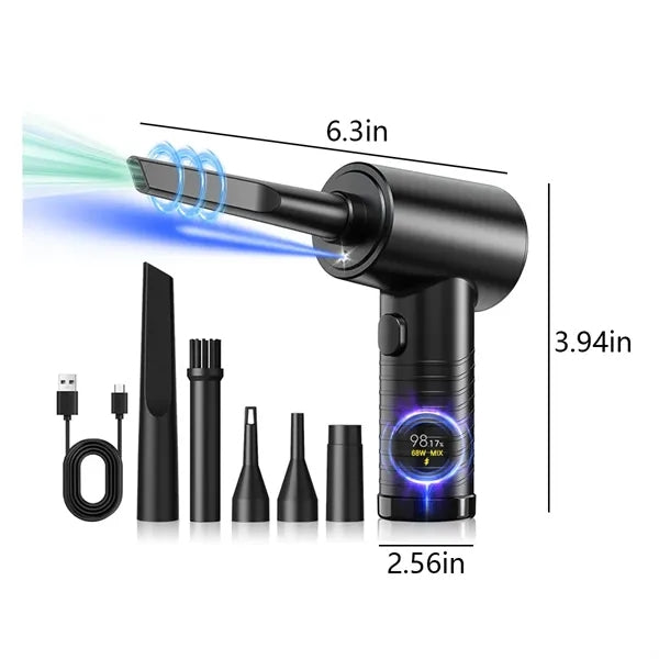 Portable Multi - Tool Rechargeable Air Duster Vacuum Cleaner