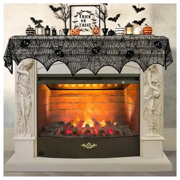 Halloween Fireplace Mantel Scarf