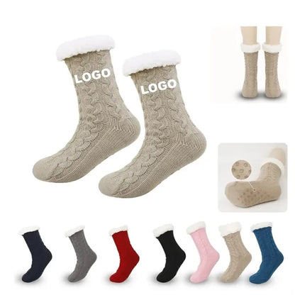 Winter Slipper Socks  with Gripper