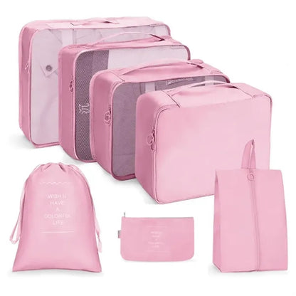 7 Set Travel Packing Cubes for Suitcases