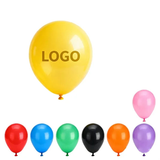 Vibrant 12" Multicolored Latex Balloons