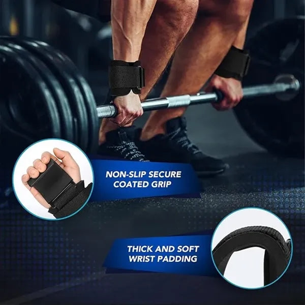 Heavy Duty Weight Lifting Hooks for Pull Ups & Deadlifts