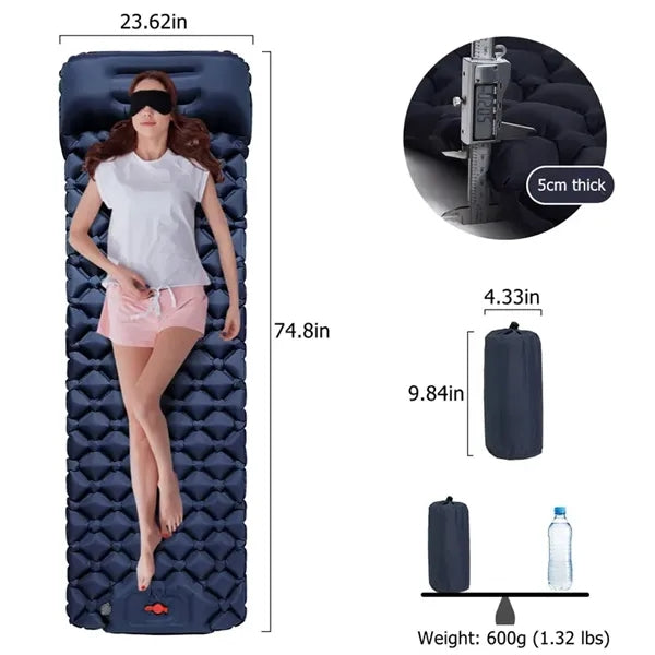 Ultralight Inflatable Camping Sleeping Pad