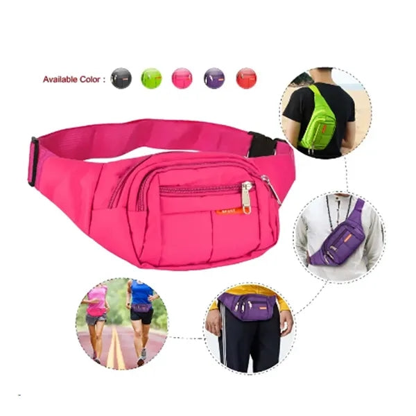 Waterproof Oxford Fanny Pack, Sports Waist Bag for Men Women