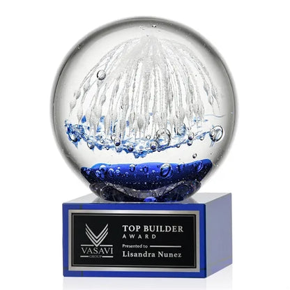 Starburst Award on Hancock Base - Blue