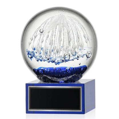 Starburst Award on Hancock Base - Blue