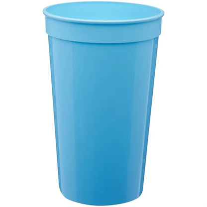 22 oz. Large Plastic Stadium Cup w/ Custom Imprint