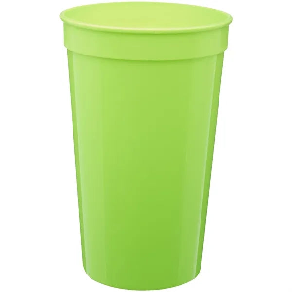 22 oz. Large Plastic Stadium Cup w/ Custom Imprint