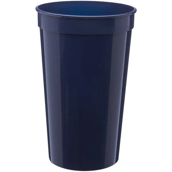 22 oz. Large Plastic Stadium Cup w/ Custom Imprint