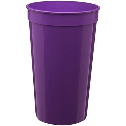 22 oz. Large Plastic Stadium Cup w/ Custom Imprint