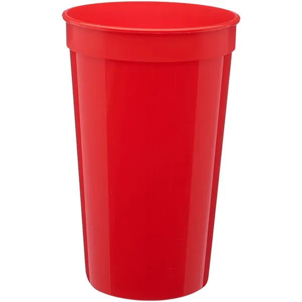 22 oz. Large Plastic Stadium Cup w/ Custom Imprint