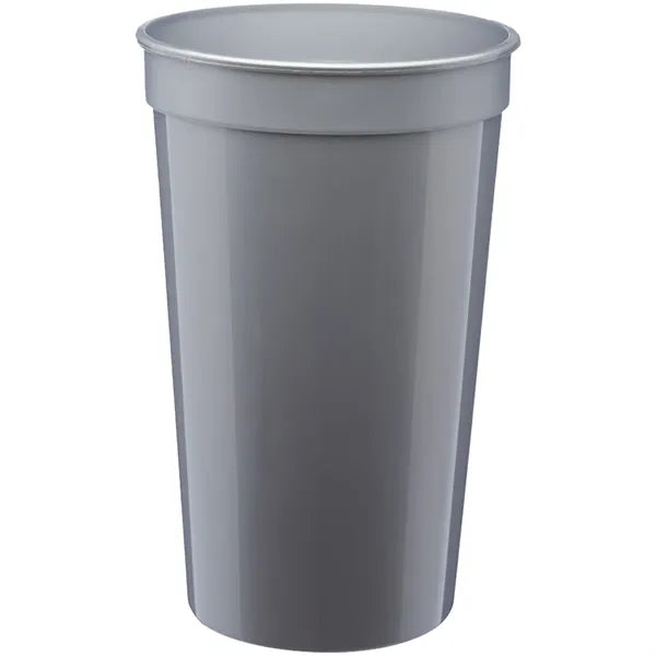 22 oz. Large Plastic Stadium Cup w/ Custom Imprint