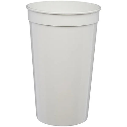 22 oz. Large Plastic Stadium Cup w/ Custom Imprint