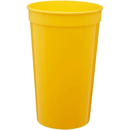 22 oz. Large Plastic Stadium Cup w/ Custom Imprint