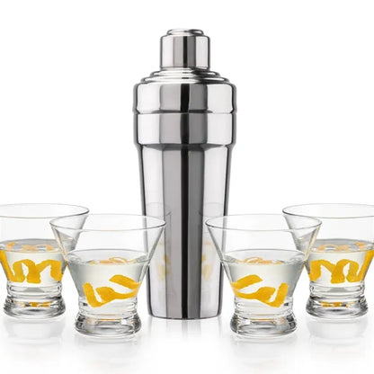 Milano Shaker & Rideau Martini Set