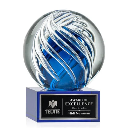 Genista Award on Hancock Base - Blue