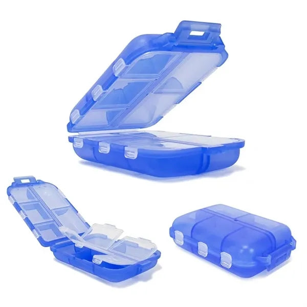 Portable Travel Pill Organizer Box