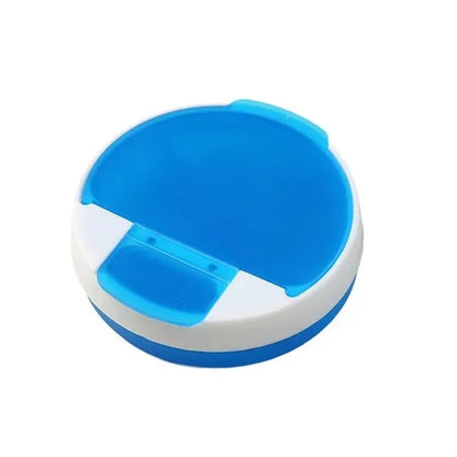 Round Pill Organizer Compact Medication Case