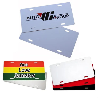 Full Color Printing 0.35'' Universal License Plate Frame Ins