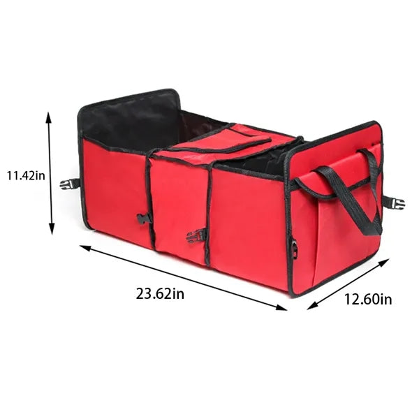 Insulated Collapsible Leakproof Car Storage Bag Organizer