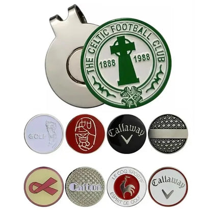 Magnetic Golf Hat Clip With Ball Marker