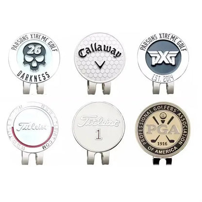 Magnetic Golf Hat Clip With Ball Marker