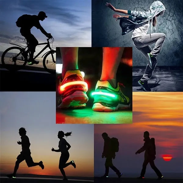 Glowing LED Shoes Clip Light