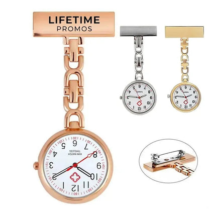 Medical Pocket Metal Luminous Nurse Watch