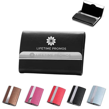 PU Leather Cigarette Business Card Holder Case