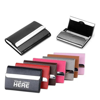PU Leather Cigarette Business Card Holder Case