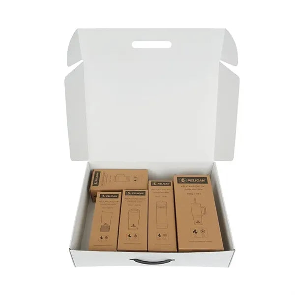 Pelican 5-pc Sample Hydration Kit in Cardboard Case