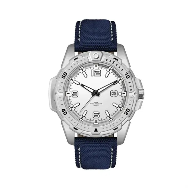 45MM, SILVER METAL CASE, 3-HAND MVT, DTE
