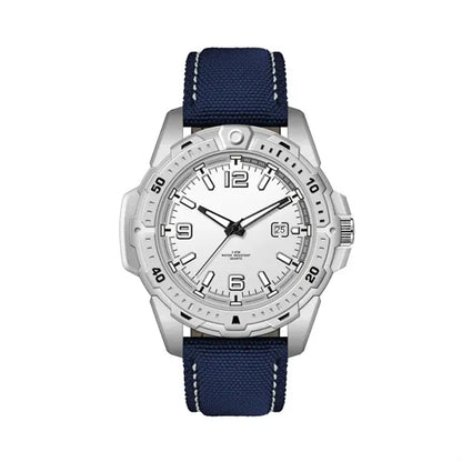 45MM, SILVER METAL CASE, 3-HAND MVT, DTE