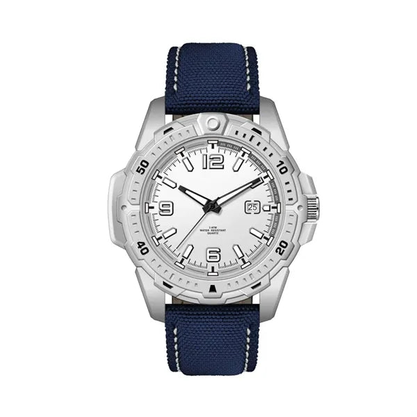 45MM, SILVER METAL CASE, 3-HAND MVT, DTE