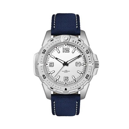45MM, SILVER METAL CASE, 3-HAND MVT, DTE