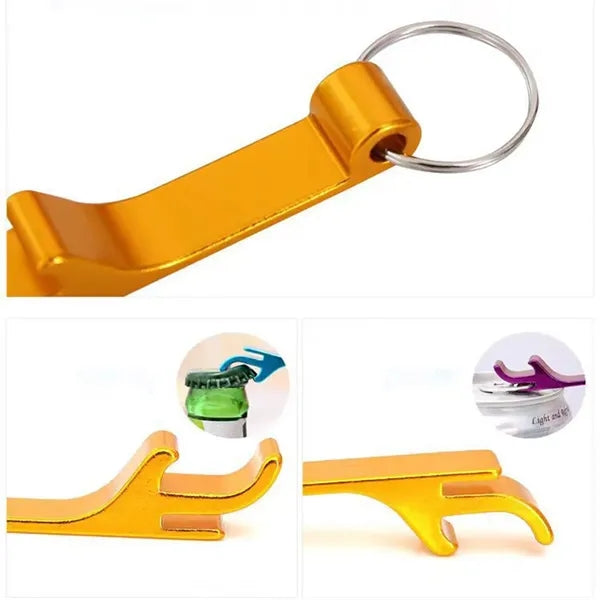Colorful Metal Can Beer Bottle Openers Keychain