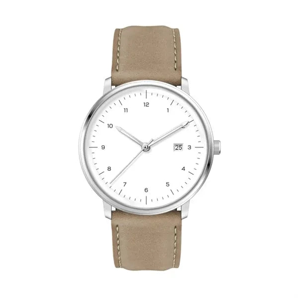 39MM SS SILVER CASE, 3-HAND MVT, DTE