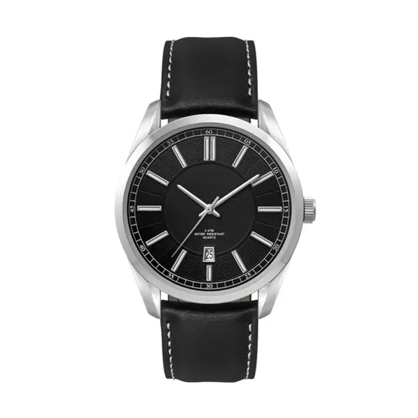 42MM, SILVER METAL CASE, 3-HAND MVT, DTE