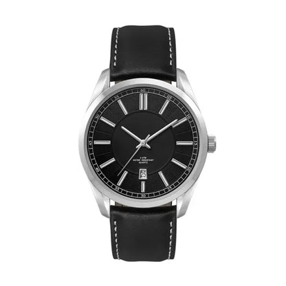 42MM, SILVER METAL CASE, 3-HAND MVT, DTE