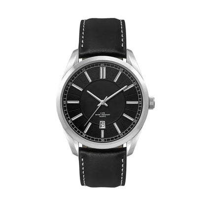 42MM, SILVER METAL CASE, 3-HAND MVT, DTE